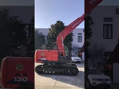 HITACHI ZX130 Gebrauchtes Hitachi Minibagger 0,52m3 Kapazität 13100Kg Für den Transport